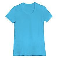 T-shirt DONNA personalizzabile Azzurro