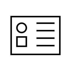 Biglietti da visita  8,5x5,4 cm